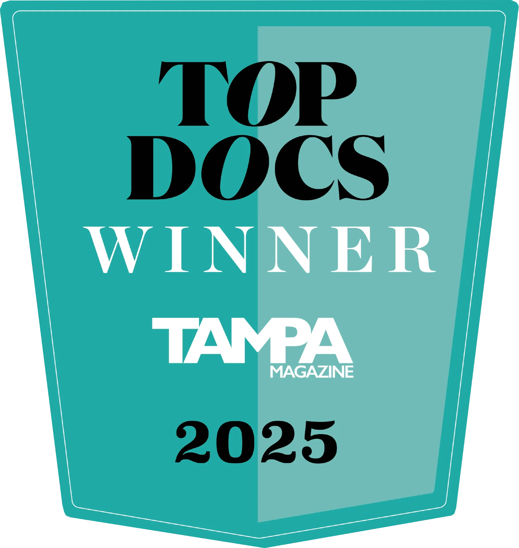 Top Docs Winner — Tampa Magazine 2025